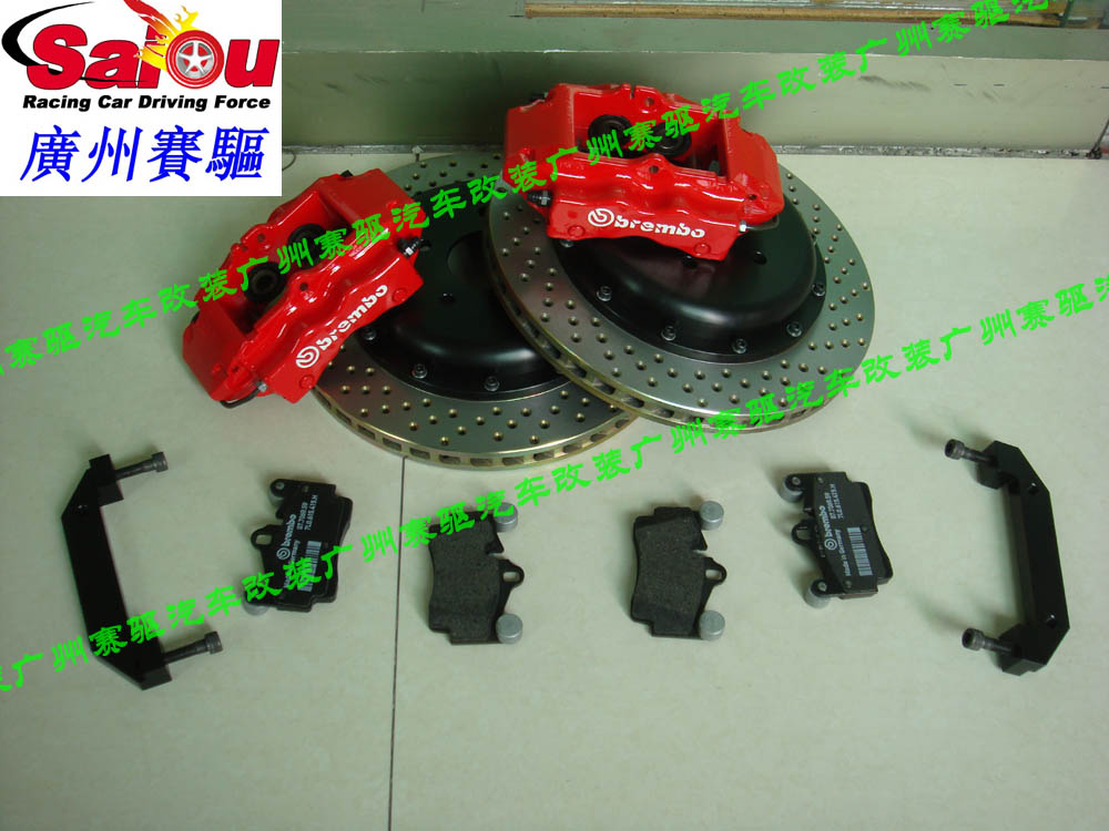 意大利BREMBO前大六后大四活塞卡鉗剎車套裝 BREMBO剎車鮑魚 剎車立竿見影