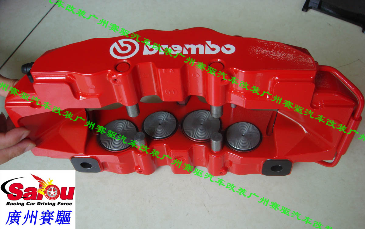 奔馳G55/G500升級(jí)意大利BREMBO 8活塞競(jìng)技版剎車套裝 配套380MM剎車盤(pán)