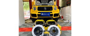 奔馳G500升級Brembo R6剎車，后輪加大盤