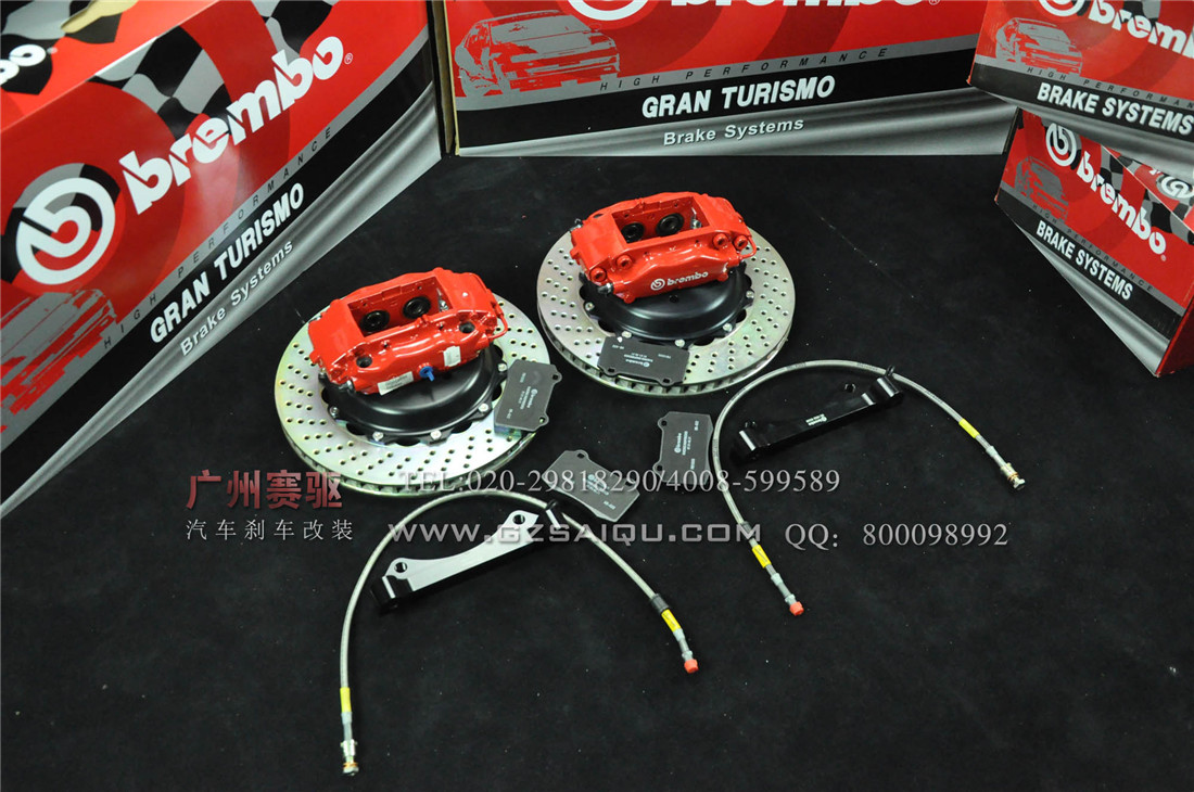 別克英朗專(zhuān)車(chē)專(zhuān)用BREMBO F40剎車(chē)套裝 英朗BREMBO 4活塞剎車(chē)鮑魚(yú)