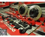 英菲尼迪FX35剎車升級意大利bremboGTN六活塞剎車套件，正品brembo剎車卡鉗