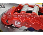 寶馬F10剎車改裝升級英國AP8520剎車套件，進口大六活塞剎車卡鉗